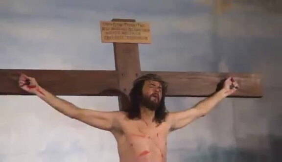 15 de Marzo de 2008. Representación de la Pasión Dramatizada por parte de actores guardiolos en la Iglesia Parroquial