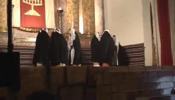 15 de Marzo de 2008. Representación de la Pasión Dramatizada por parte de actores guardiolos en la Iglesia Parroquial