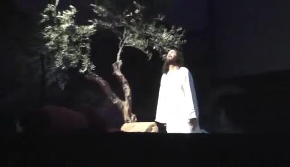 15 de Marzo de 2008. Representación de la Pasión Dramatizada por parte de actores guardiolos en la Iglesia Parroquial