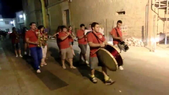 Charanga local "La Tonalidad" en la 5º Semana de la Juventud. 30-07-2011