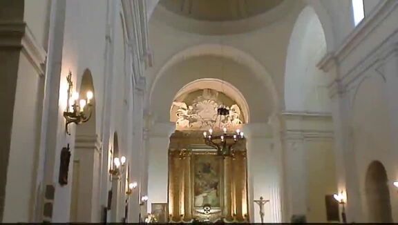 Himno al Santo Niño de La Guardia en la Iglesia. 25-09-2010