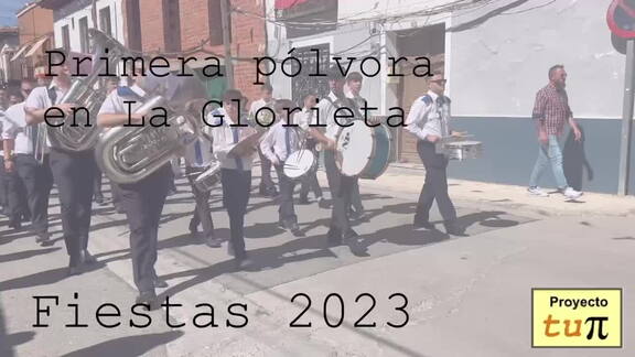 VÍDEO.Fiestas 2023 - Primera traca en La Glorieta