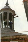 Fotos de la obra del chapitel de La Iglesia. 1990