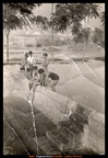 Bañistas en la 1ª piscina año 1967.