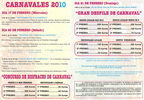 Programa de carnaval 2010.