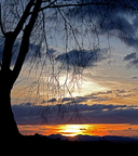 PRIMER ATARDECER DE 2013. ( Desde el mirador del Paseo del Norte)