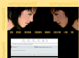 24 de Marzo de 2007. La cantante de Operación Triunfo Soraya Arnelas será la actuación estelar de las fiestas 2007