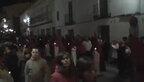 21 de Marzo de 2008. Viernes Santo. El Cristo Yacente en el último tramo de la procesión