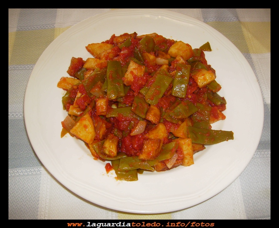 Judias verdes con tomate