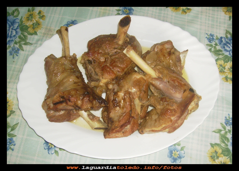 Falso cordeo asado