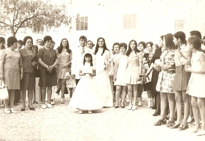 Boda de Angel del Castillo y Milagros Martin-Rubio. Año 1972