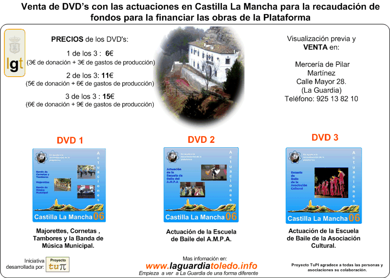 Campaña para ayudar a la financiación de las obras del la plataforma de La Ermita del Santo Niño.