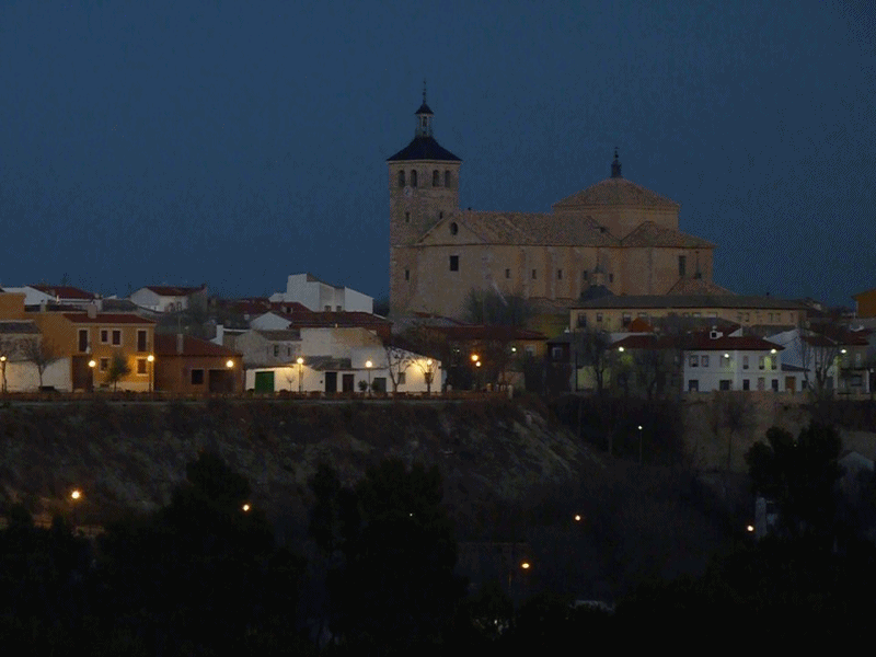 Salida de la luna llena el día de Navidad de 2015