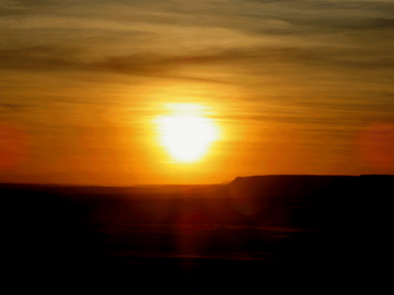 Puesta del sol desde el Paseo del Norte. 19-6-2016