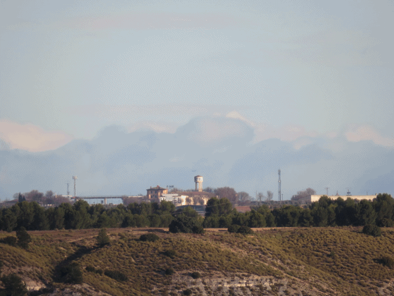 Vistas con zoom desde el Paseo del Norte un día con mucha visibilidd por la lluvia. 5-2-2017