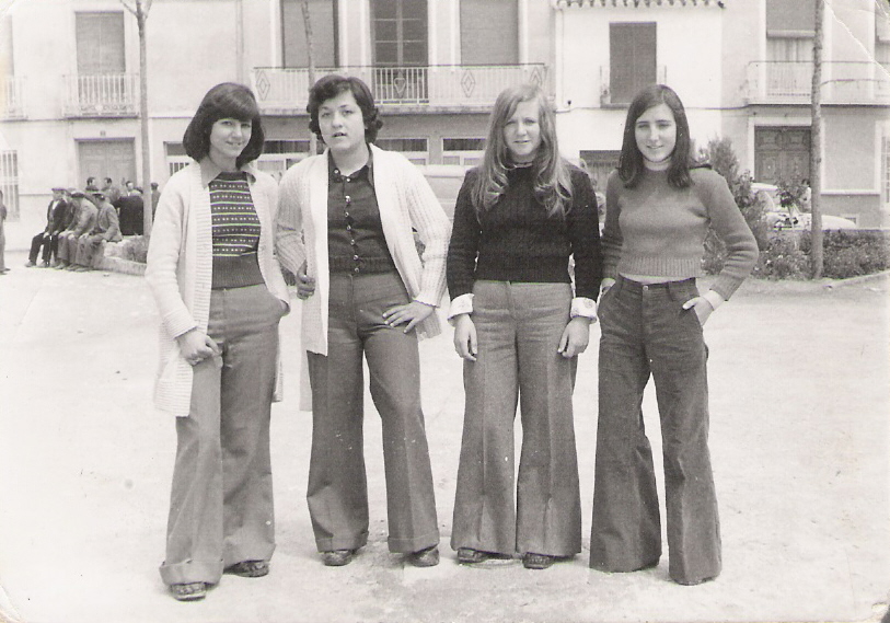 las amigas en la glorieta año 73