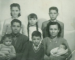 familia emigrantes año 60