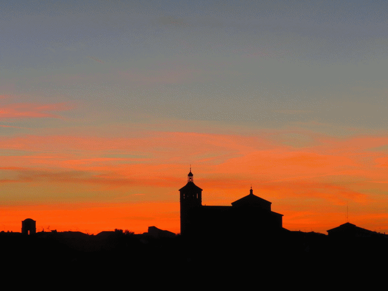 Amanecer de verano en La Guardia. 5-8-2016