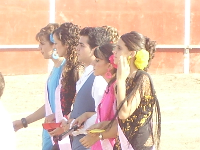 Reina, damas y mantenedor 2007 en los toros