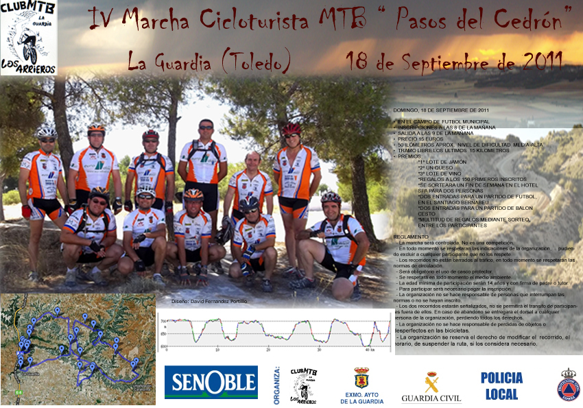 CARTEL ANUNCIADOR DE LA RUTA