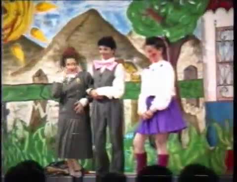 Taller de teatro organizado por la Asociación Cultural Amigos de La Guardia. 1989