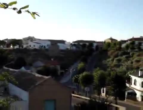 31 de julio de 2006. Panorámica del pueblo desde la Cañadilla
