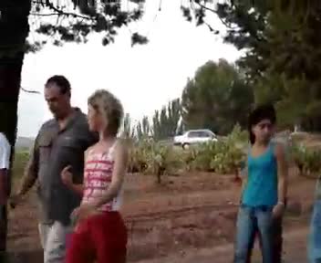 2 de Septiembre de 2006. Bajando por la cuesta del Santo Niño hacia La Guardia
