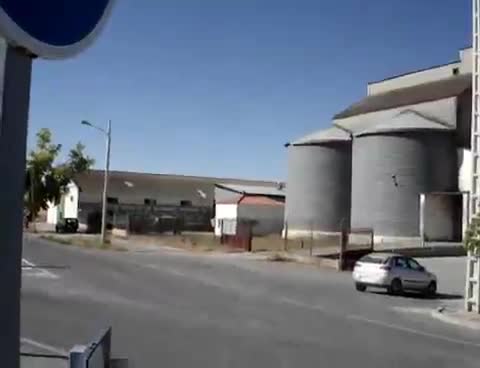 31 de julio de 2006. Panorámica del Silo y el pueblo desde la rotonda de la Carretera del Romeral