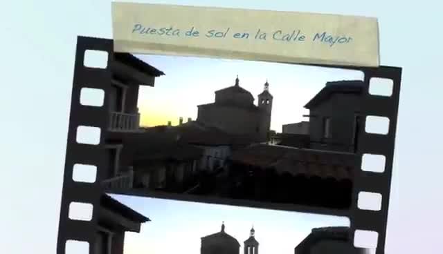 Timelapse de puesta de sol en la calle Mayor de 1 hora de duración comprimido en 5 minutos