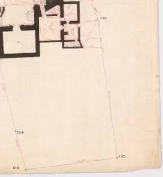 Plano de 1880 en alta resolución de la Iglesia de La Guardia