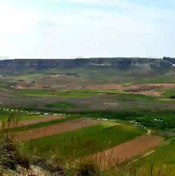 El valle del Cedrón desde el Cerro de las Maricas en el formato de visualización interactiva con controles
