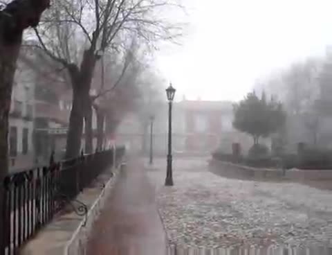 7 de Enero de 2007. La Glorieta un día de niebla