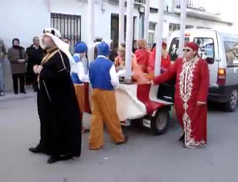 25 de Febrero de 2007. Desfile de Carnaval a su paso por la Calle Mayor
