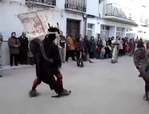 25 de Febrero de 2007. Desfile de Carnaval a su paso por la Calle Mayor