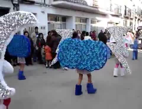 25 de Febrero de 2007. Desfile de Carnaval a su paso por la Calle Mayor