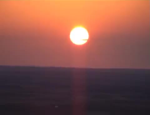 Puesta de sol en video desde el Paseo del Norte. 2 de Septiembre de 2007 (velocidad rápida sin audio)