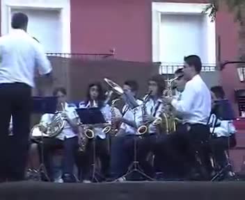 Banda de Música Municipal "D. Aurelio Mascaraque" dirigida por D. Julián Camacho Maroto. Actuación en Las Fiestas de Castilla La Mancha 2006