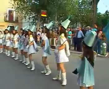 Banda de Majorettes. Fiestas de Castilla La Mancha 2006