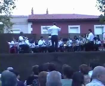 Banda de Música Municipal "D. Aurelio Mascaraque" dirigida por D. Julián Camacho Maroto. Actuación en Las Fiestas de Castilla La Mancha 2006