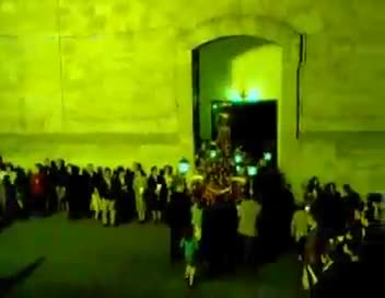 Entrada del Cristo de Medinaceli a la Iglesia. Jueves Santo de 2006