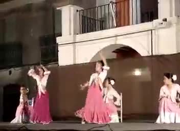 16 de Septiembre de 2006. Actuación de la Escuela de Baile de la Asociación Cultural dirigida por Esperanza Alvarez