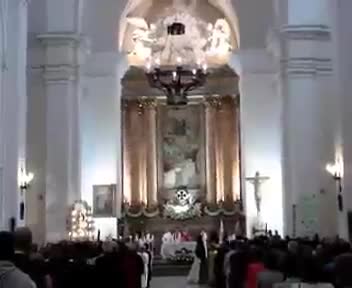 25 de Septiembre de 2006. Final del Himno al Santo Niño en la misa en honor a nuestro Patrón