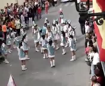 24 de Septiembre de 2006. Actuación de la Banda de Majorettes en la Glorieta