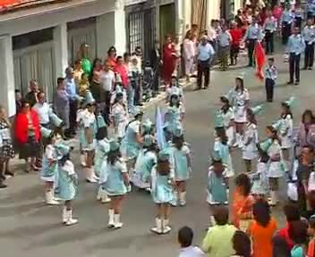 24 de Septiembre de 2006. Las majorettes actuando en la glorieta