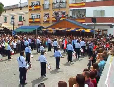 24 de Septiembre de 2006. Actuación de la Banda de Cornetas y Tambores en la Plaza