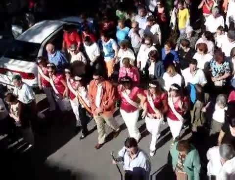 27 de Septiembre de 2006. Procesión con el Santo Niño a la altura de la Glorieta