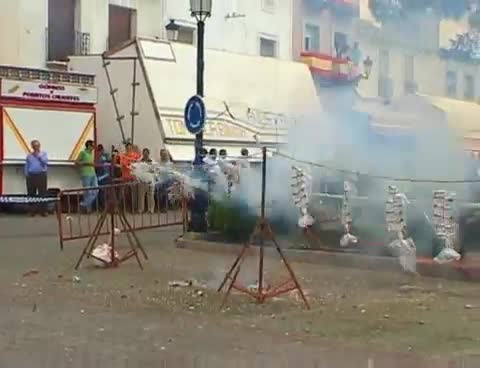 24 de Septiembre de 2006. Traca y ceremonia de Coronación en la Plaza