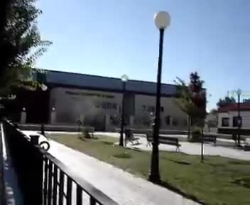 Vista panorámica del Parque de la Calle Carahorma en donde se encuentra el Polideportivo Municipal en el castizo barrio de "Las Casitas"