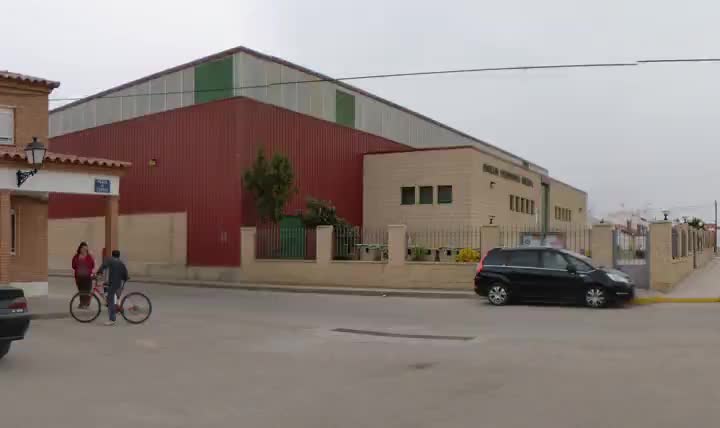 La plaza de España en las Casitas en el formato de visualización interactivo con controles