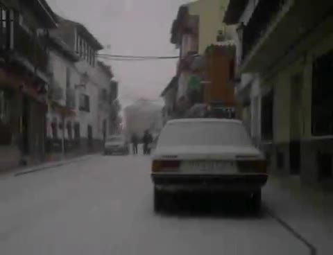 Videocomposición de fotos de La Guardia nevada